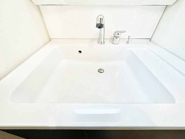 【その他設備(ハンドシャワー水栓)】ハンドシャワー付き！使いやすい洗面台。
