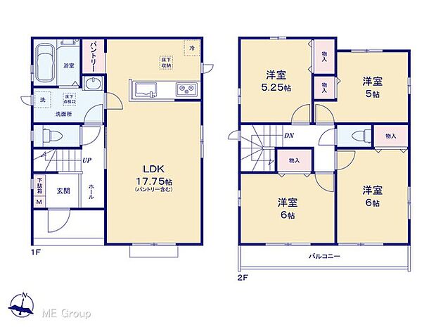 【4LDK】図面と異なる場合は現況を優先