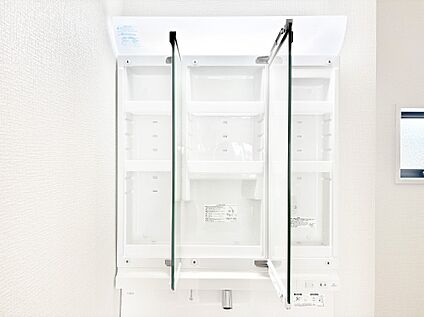 その他設備(三面鏡裏収納)