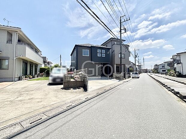 【前面道路含む現地写真】堂々完成！！ ここから始まる新生活を応援いたします！ 