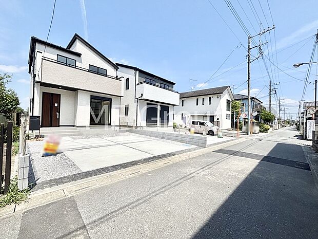 【前面道路含む現地写真】堂々完成!! ここから始まる新生活を応援いたします!