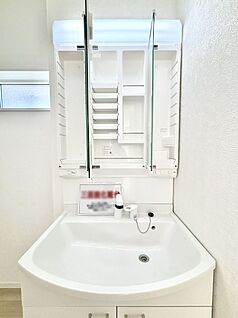 その他設備(三面鏡裏収納)