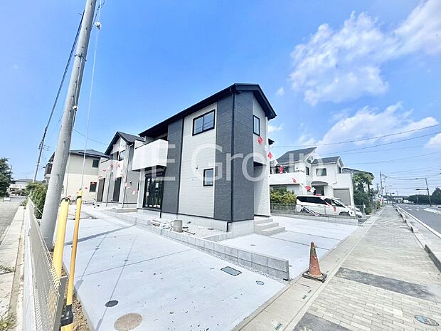 【前面道路含む現地写真】堂々完成!! ここから始まる新生活を応援いたします!