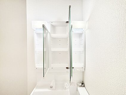 その他設備(三面鏡裏収納)