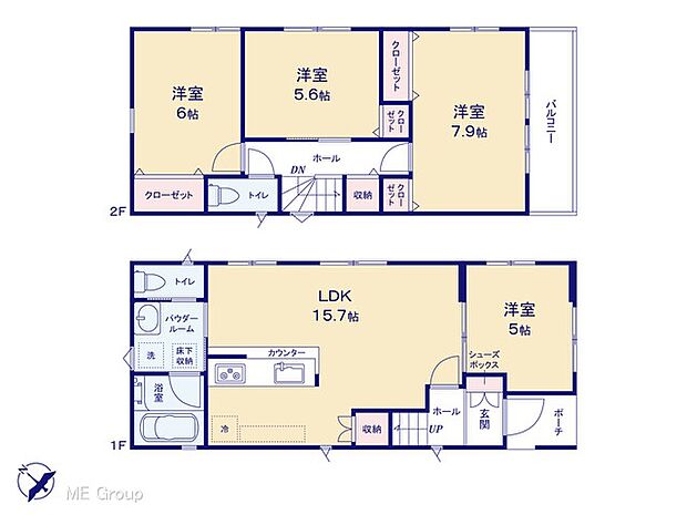 【4LDK】図面と異なる場合は現況を優先