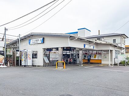 東武鉄道「一ノ割」駅 1200m