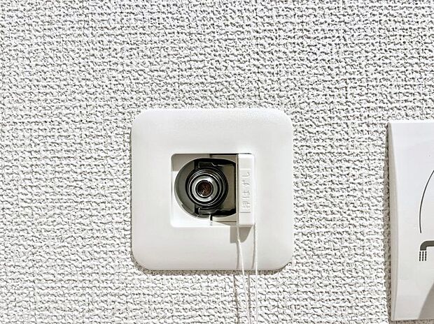 【冷暖房・空調設備(ガスコンセント)】洗面所にガスコンセントを設置!ガス式の衣類乾燥機が使用できますね