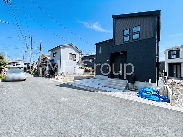 【前面道路含む現地写真】堂々完成!! ここから始まる新生活を応援いたします!