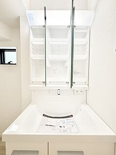 その他設備(三面鏡裏収納)