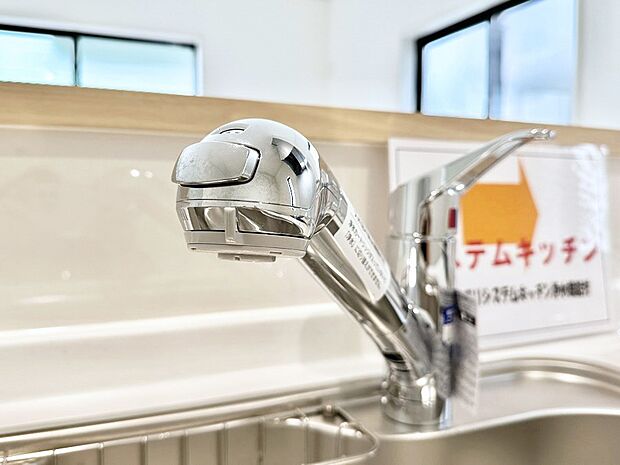 【その他設備(浄水器)】いつでも清潔なおいしいお水を。一つの水栓で水道水と浄水を使い分け。