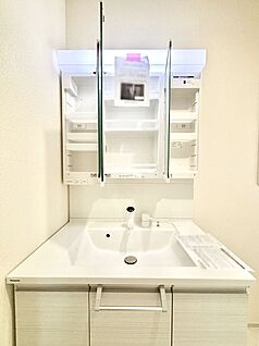 その他設備(三面鏡裏収納)