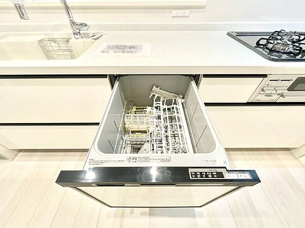 【その他設備(食洗機)】面倒なお片づけは食洗機にお任せ!家事の負担が減って、時間にも気持ちにもゆとりができます。