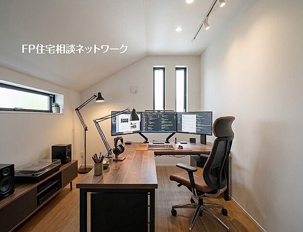 【洋室│4.8帖】 本画像はAIがCGで家具を作成しており、実際の現地に家具は設置されておりません。また、販売価格に家具等は含まれておりません。