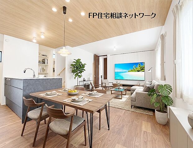【内観】建物プラン例、建物価格1870万円、建物面積95m2