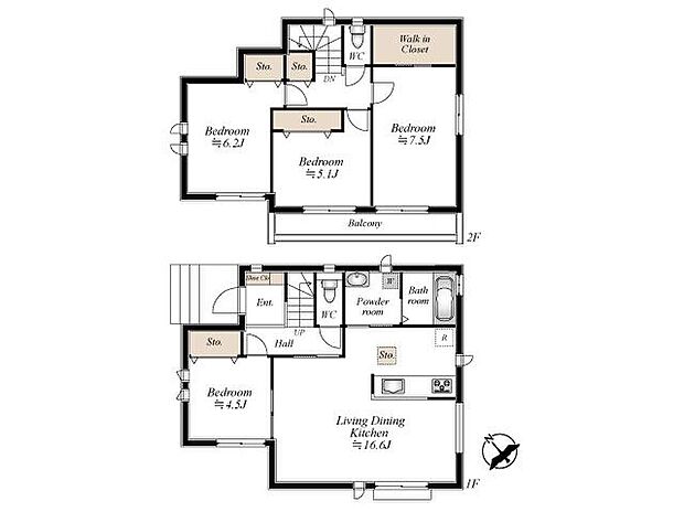 (A号棟)、価格3390万円、4LDK、土地面積130.04m2、建物面積97.29m2