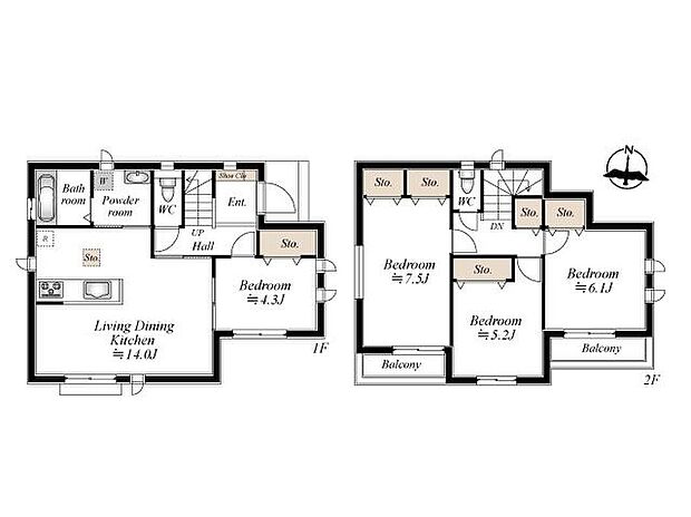 (A号棟)、価格3490万円、4LDK、土地面積101.99m2、建物面積91.08m2