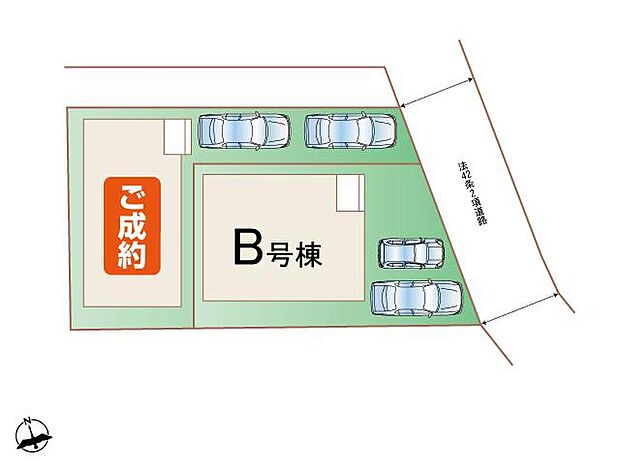 【全体区画図】最終一棟（B号棟）のご案内です♪