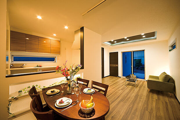 【当社施工例】ゆったりＬＤＫは家族との憩いの空間を実現。