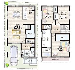 堺市北区東上野芝町　新築一戸建て その他