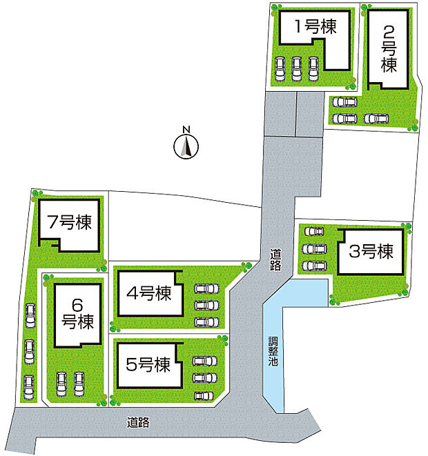 全7区画