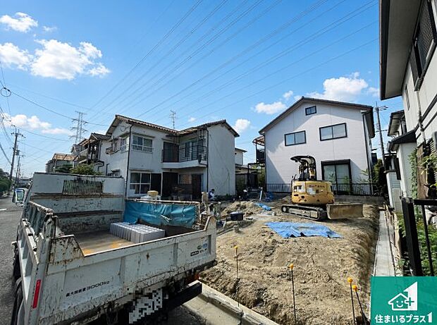 現在の進捗状況です！順調に作業進行中、完成が待ち遠しいです！詳細の間取り等、お気軽にお問い合わせください！