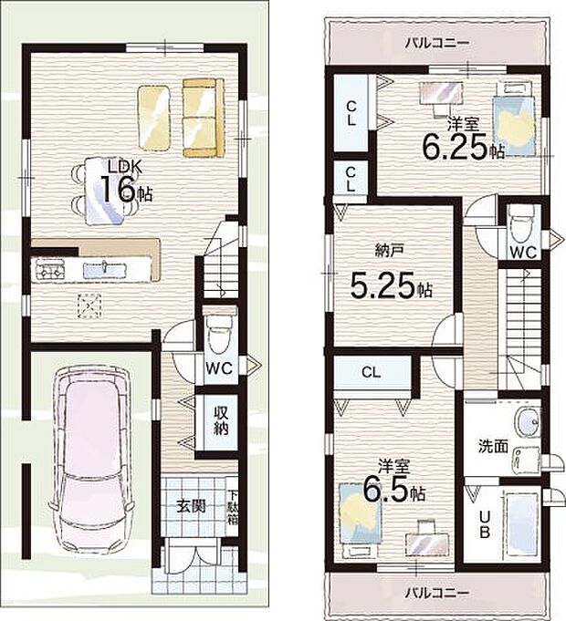 【2LDK+S(納戸)】○豊島小学校・・・徒歩10分 ○第四中学校・・・徒歩24分