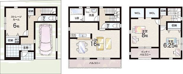 【2LDK+S(納戸)】○加茂小学校・・・徒歩9分 ○取石中学校・・・徒歩20分