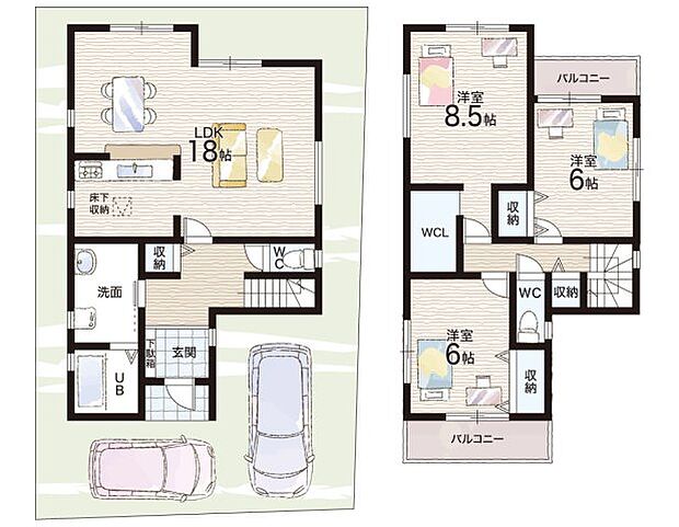 【3LDK】○八木小学校・・・徒歩9分 ○久米田中学校・・・徒歩25分