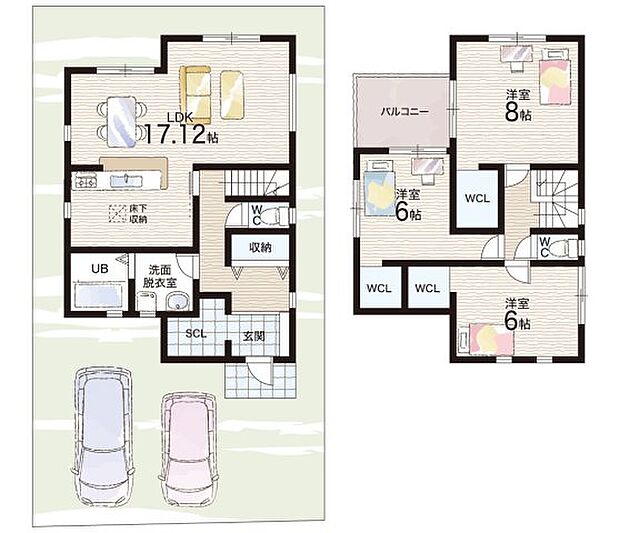 【3LDK】○八木小学校・・・徒歩9分 ○久米田中学校・・・徒歩25分