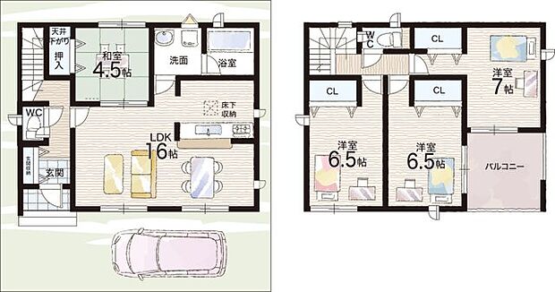 【4LDK】○長尾小学校・・・徒歩17分 ○長尾中学校・・・徒歩14分