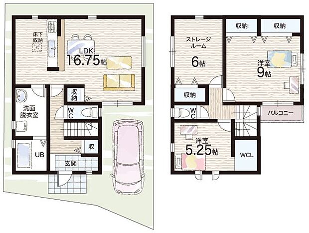 【2LDK+S(納戸)】○西百舌鳥小学校・・・徒歩8分 ○陵南中学校・・・徒歩11分