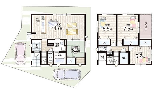 【4LDK】○長南小学校・・・徒歩24分 ○長南中学校・・・徒歩13分