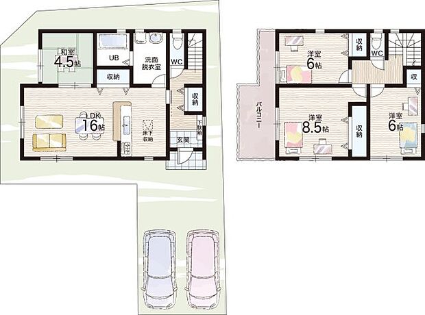 【4LDK】○大伴小学校・・・徒歩9分 ○第三中学校・・・徒歩35分