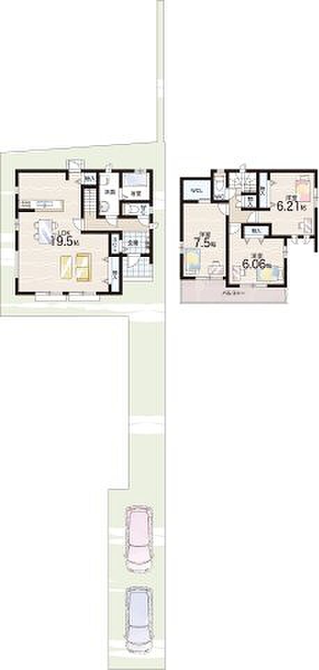 【3LDK】○刀根山小学校・・・徒歩3分 ○第一八中学校・・・徒歩6分