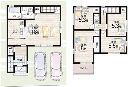 ○白鳥小学校・・・徒歩8分 ○峰塚中学校・・・徒歩19分 