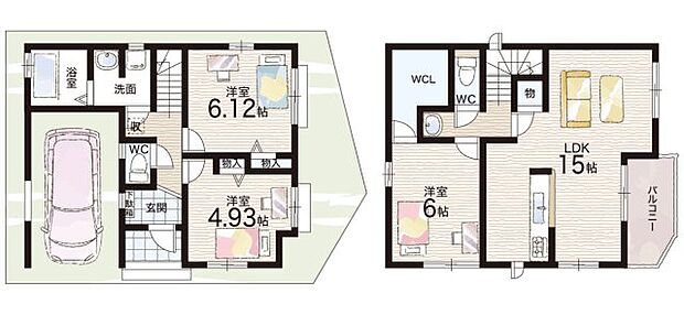 【3LDK】○三箇牧小学校・・・徒歩18分 ○第七中学校・・・徒歩13分