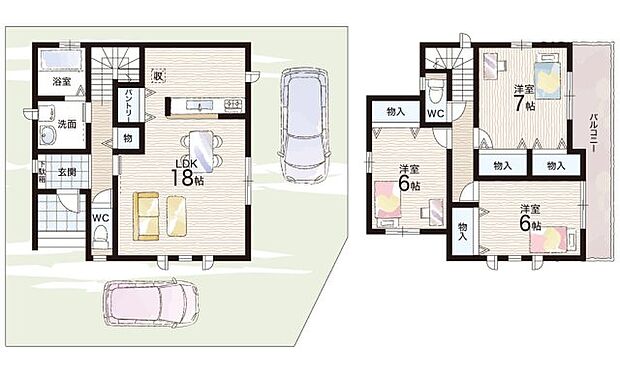【3LDK】○天美小学校・・・徒歩3分 ○松原第五中学校・・・徒歩14分