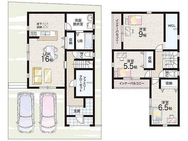 【3LDK】○志賀小学校・・・徒歩13分 ○皇子山中学校・・・徒歩13分