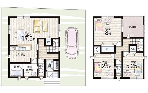 【3LDK】○瀬田南小学校・・・徒歩25分 ○瀬田中学校・・・徒歩44分