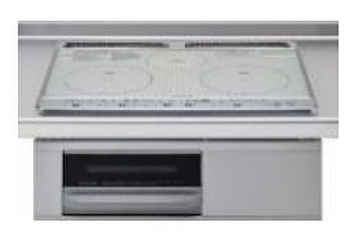 【コンロ】火を使わないので、安心なIHコンロ!でこぼこが無い構造なので、掃除もしやすく清潔に保てます!