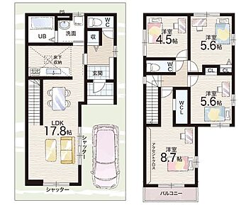 ○五百住小学校・・・徒歩8分 ○如是中学校・・・徒歩8分 