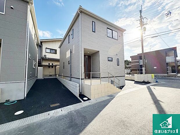 【外観】お客様に長く安心して住んでいだだける事にこだわった家づくり！住んでからのアフターサービスにもしっかりと取り組んでいます！