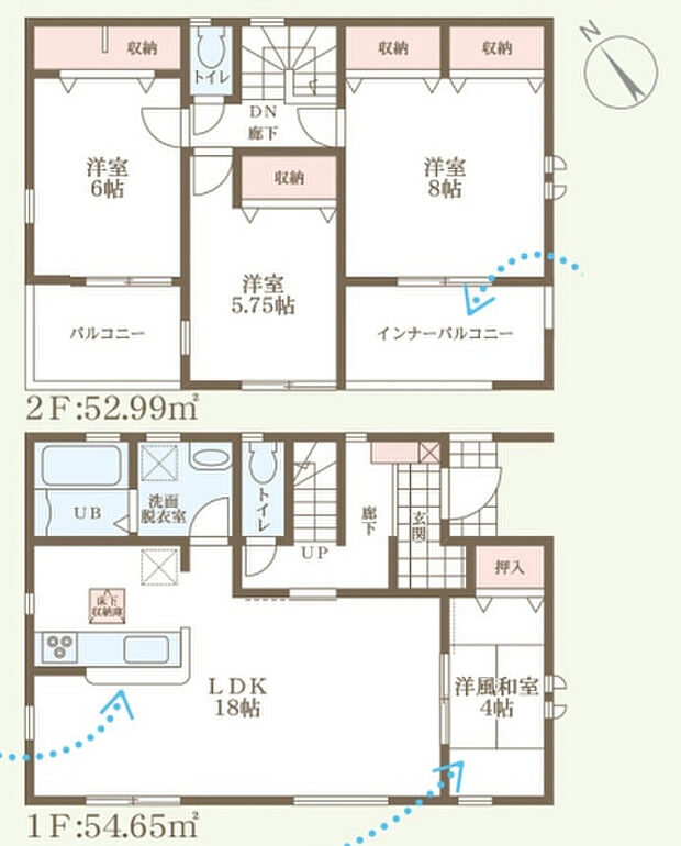 【4LDK】○生駒東小学校・・・徒歩15分 ○緑ヶ丘中学校・・・徒歩13分