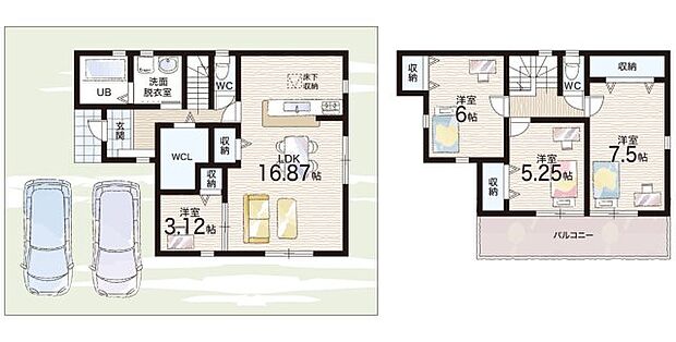 【3LDK】○ならやま小学校・・・徒歩１２分 ○ならやま中学校・・・徒歩１２分
