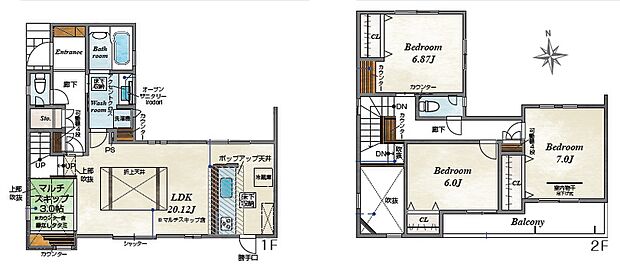 【3LDK】○郡山南小学校・・・徒歩10分 ○郡山中学校・・・徒歩32分