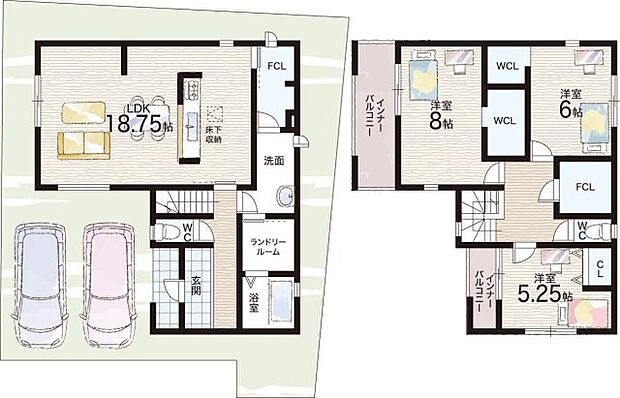 【3LDK】○六条小学校・・・徒歩１１分 ○京西中学校・・・徒歩２４分