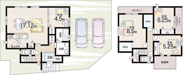 【4LDK+S(納戸)】○坂本小学校・・・徒歩16分 ○日吉中学校・・・徒歩22分