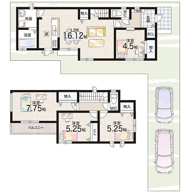 【4LDK】○南郷小学校・・・徒歩3分 ○南郷中学校・・・徒歩7分