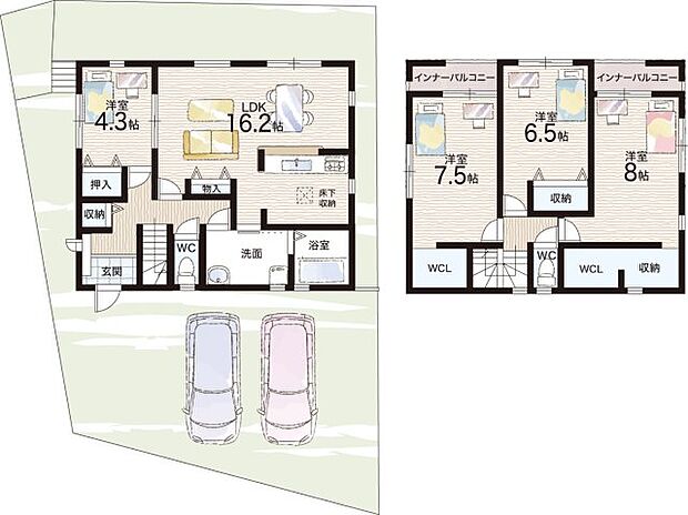【4LDK】○石切東小学校・・・徒歩10分 ○石切中学校・・・徒歩13分