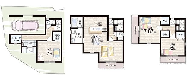 【3LDK】○天美小学校・・・徒歩4分 ○松原第五中学校・・・徒歩15分